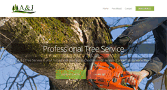 Desktop Screenshot of anjtreeservice.com